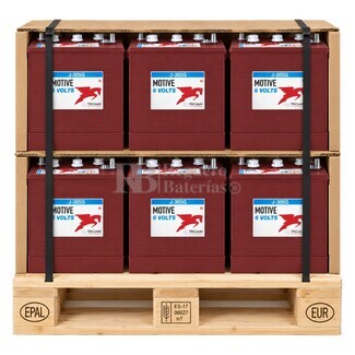 6 Bater�as TROJAN J305G-AC | 6 Voltios 350 Amperios
